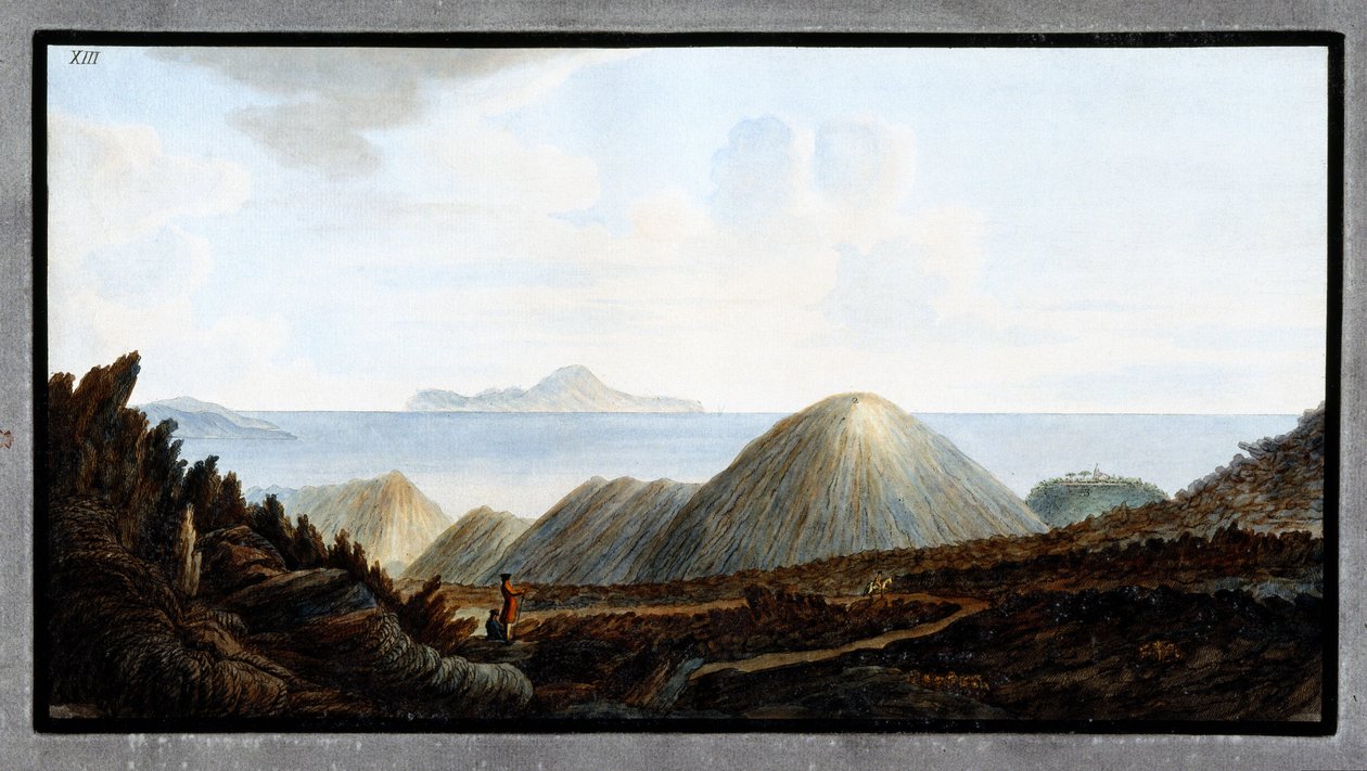 Piccole montagne sotto il Vesuvio, Regno di Napoli da Unbekannter Künstler