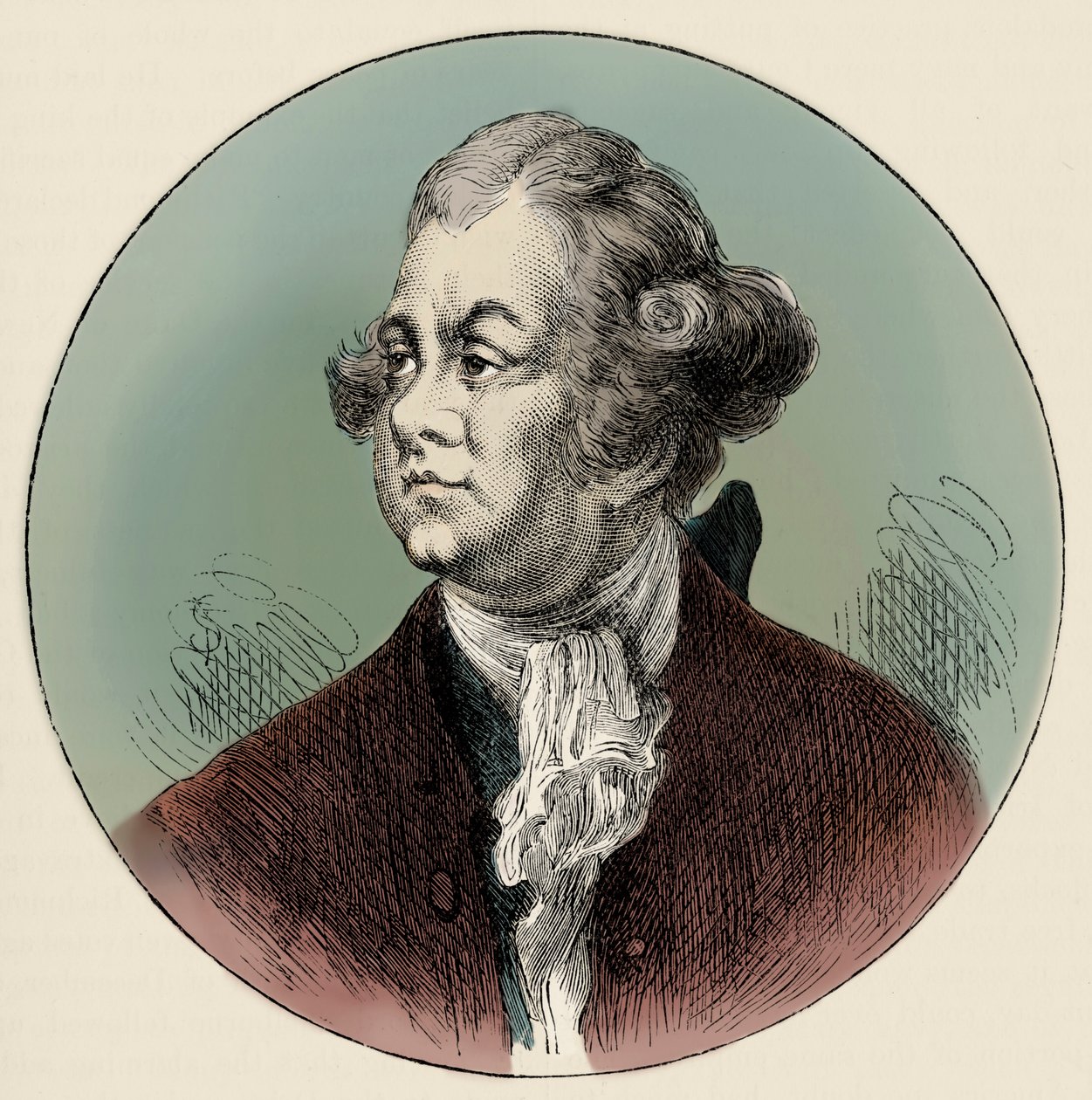 Lord Frederick North - ritratto da Unbekannter Künstler