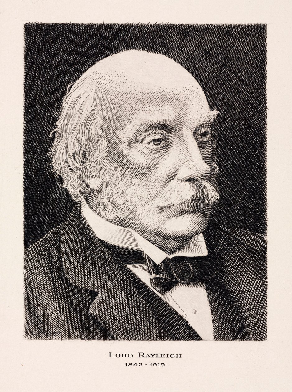 Lord Rayleigh, matematico e fisico inglese da Unbekannt