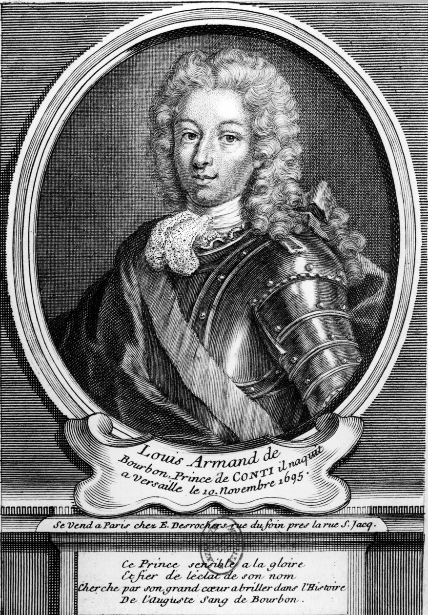 Louis Armand II, Principe di Conti - Louis-Armand de Bourbon-Conti (1695-1727) - Louis Armand de Bourbon, Principe di Conti (nato a Versailles nel 1695) da William M. Timlin