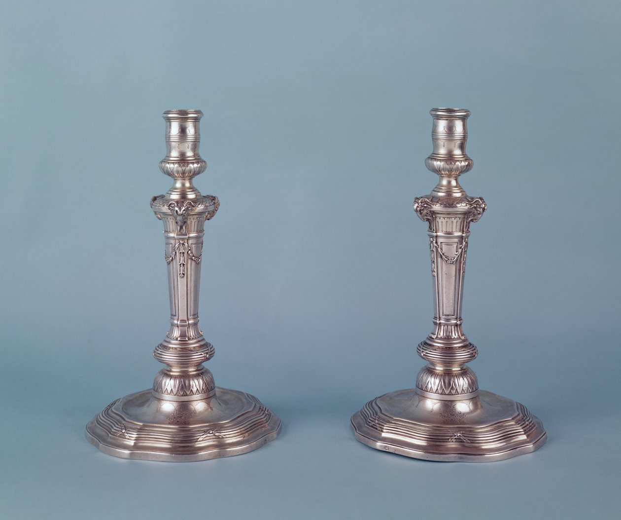 Candelabri in argento di Luigi XV da Unbekannt