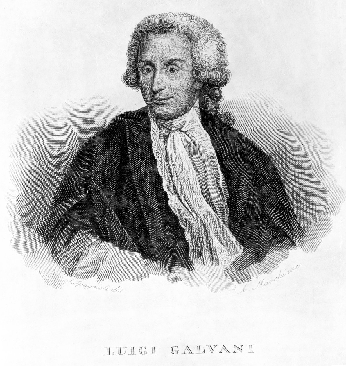 Luigi Galvani, fisiologo italiano, c 1770 da Unbekannt