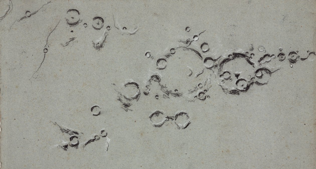Crateri lunari, Ipparco e Albetegnius da Unbekannt