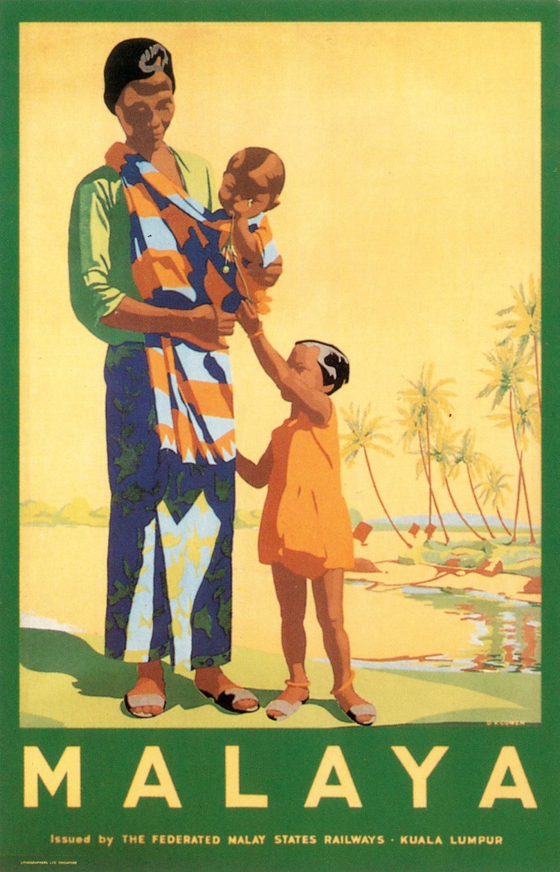 Malaya, dalle Ferrovie degli Stati Federati della Malesia da Unbekannter Künstler