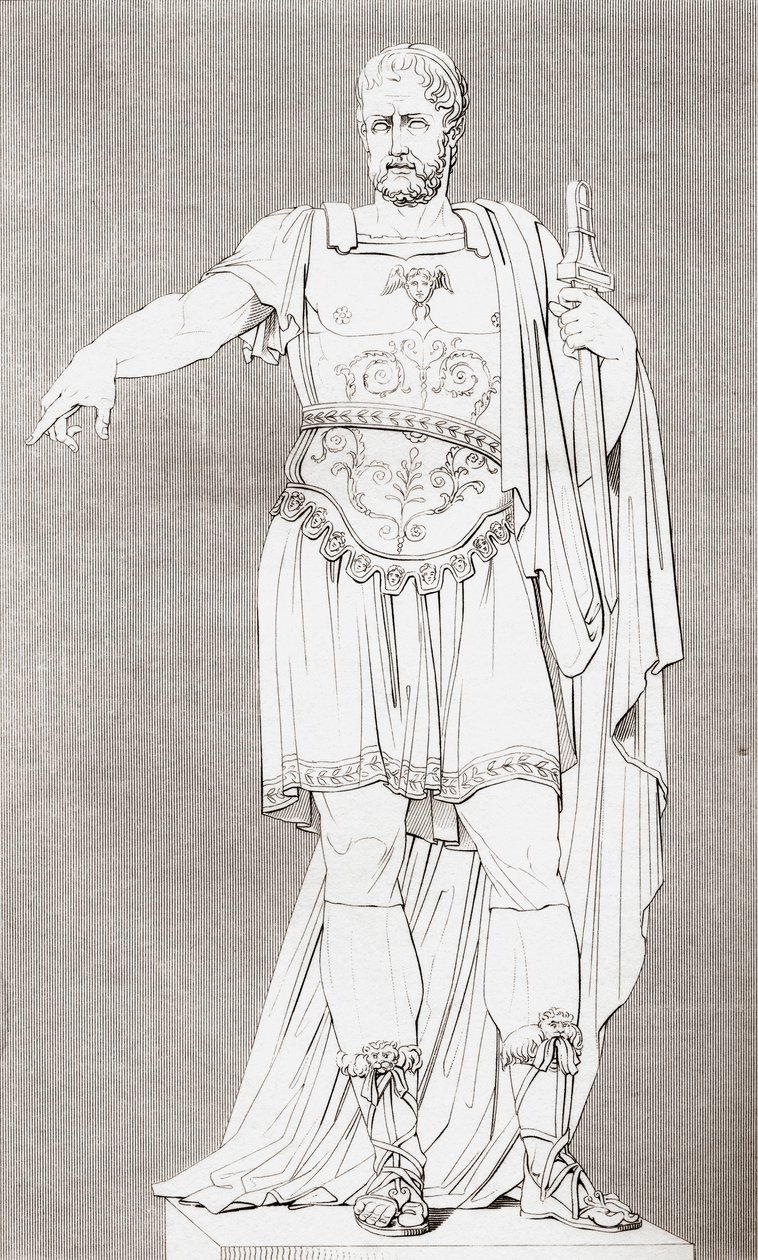 Marco Furio Camillo (c. 446 – 365 a.C.), soldato e statista romano, da 