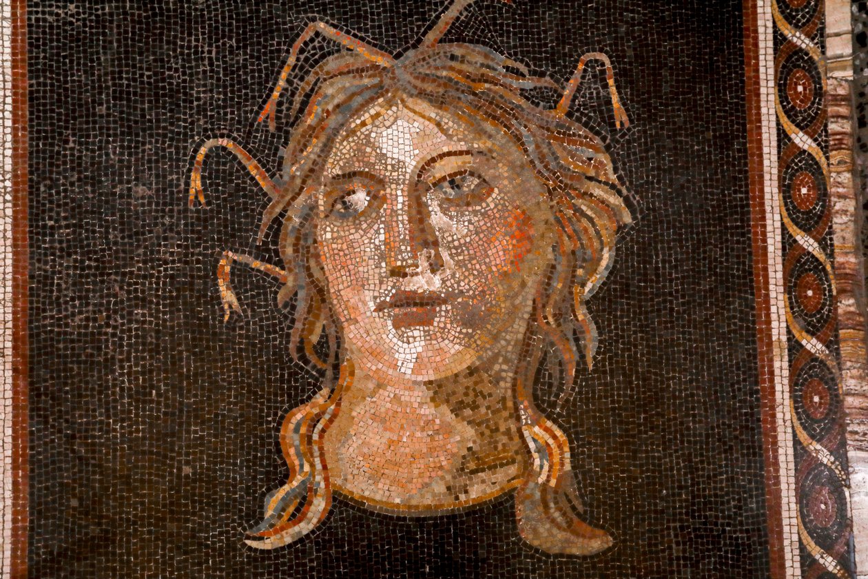 Dea marina, 3° secolo, mosaico da Alec Hunter