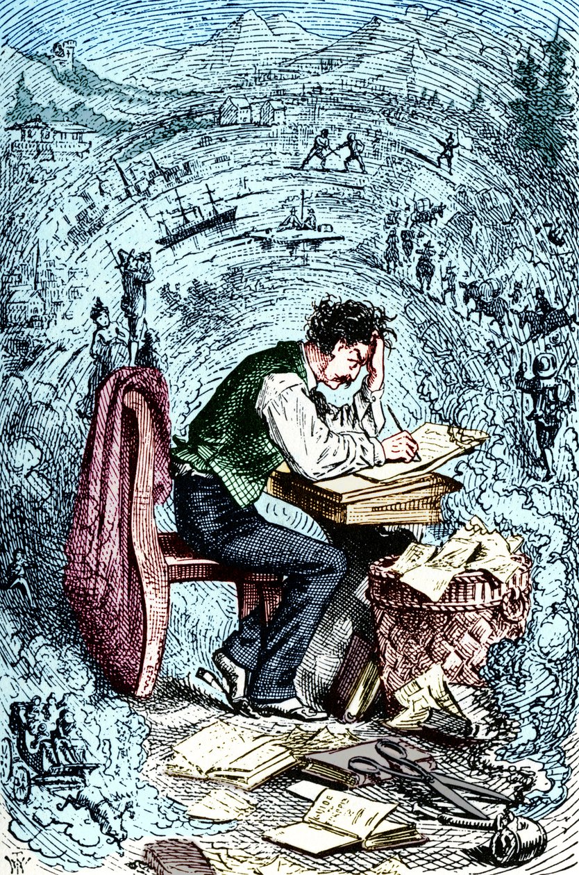 Mark Twain scrive 