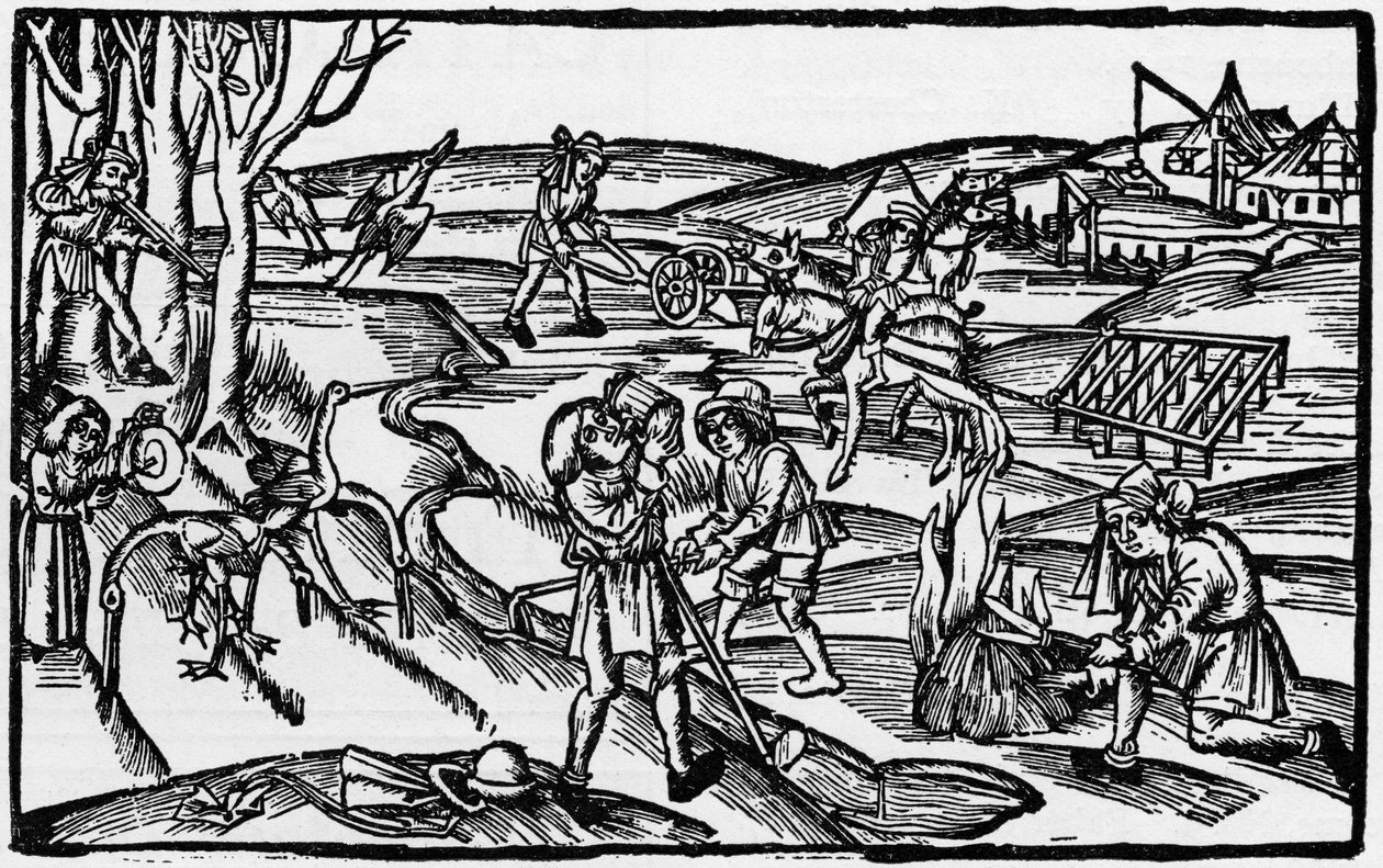 Vita di campagna medievale da un