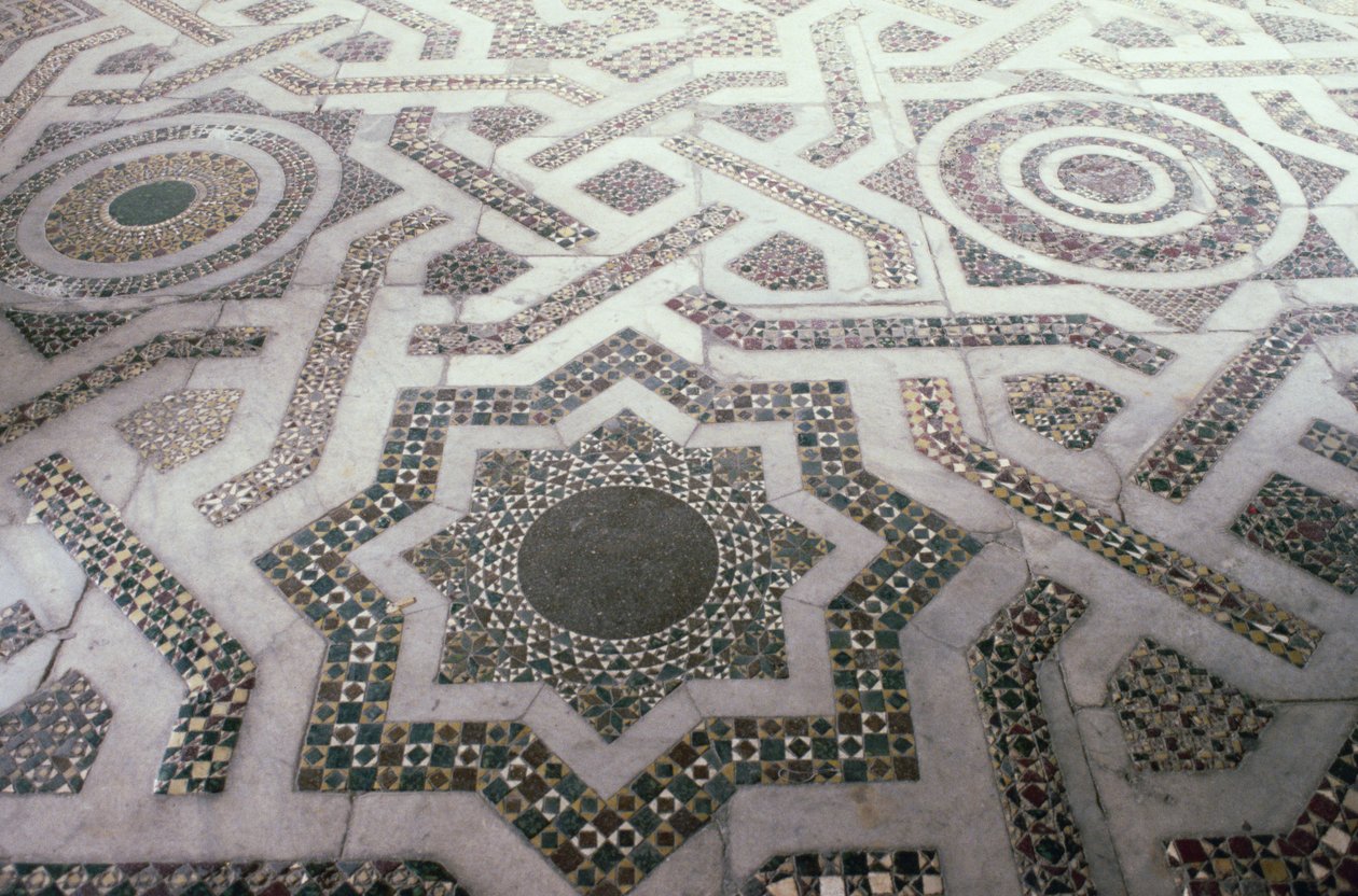 Pavimento a mosaico nella Cattedrale di Monreale, Sicilia da Unbekannt