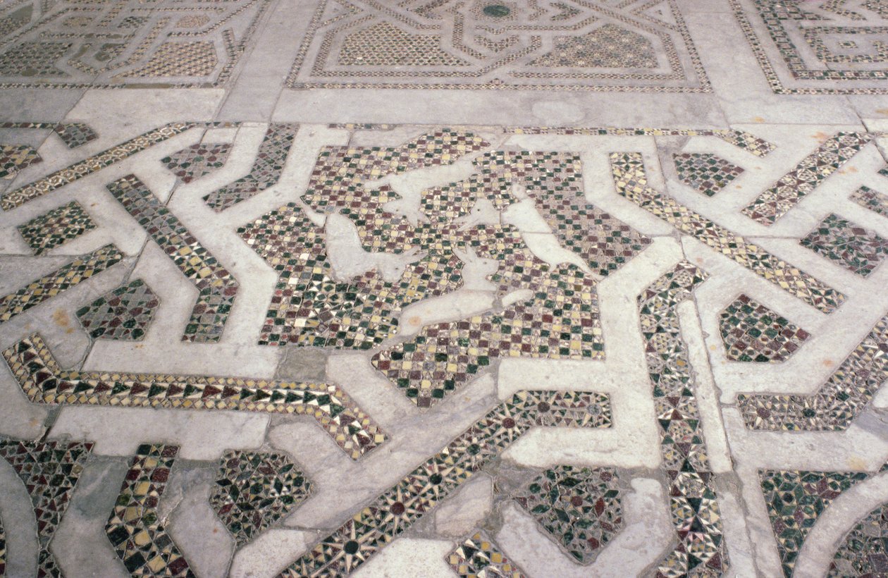 Pavimento a mosaico nella Cattedrale di Monreale, Sicilia da Unbekannt