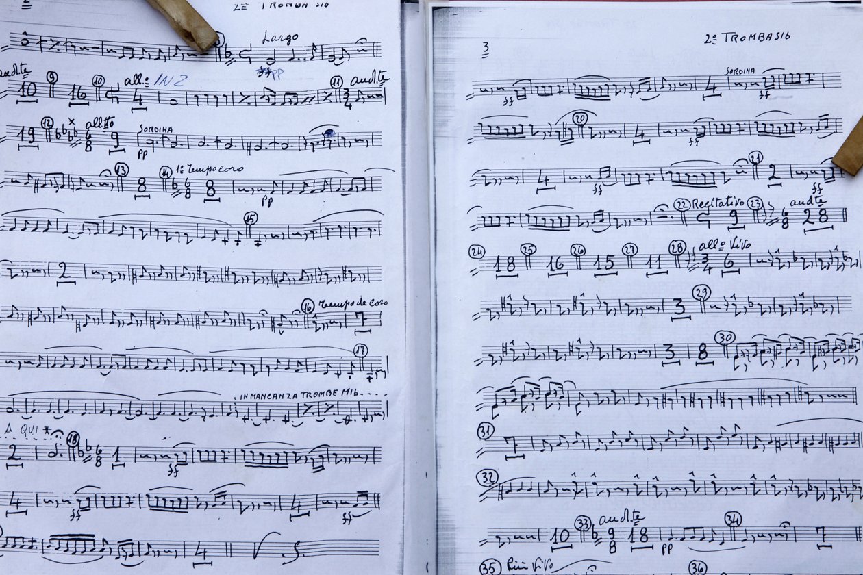 Partitura musicale, Montesano, Italia da Unbekannt