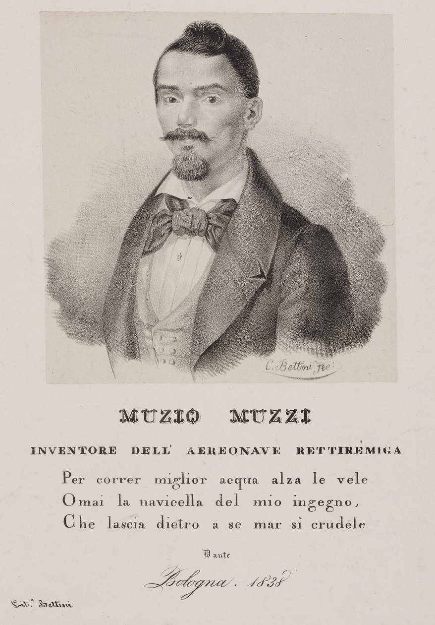 Muzio Muzzi, aeronauta italiano da Unbekannt