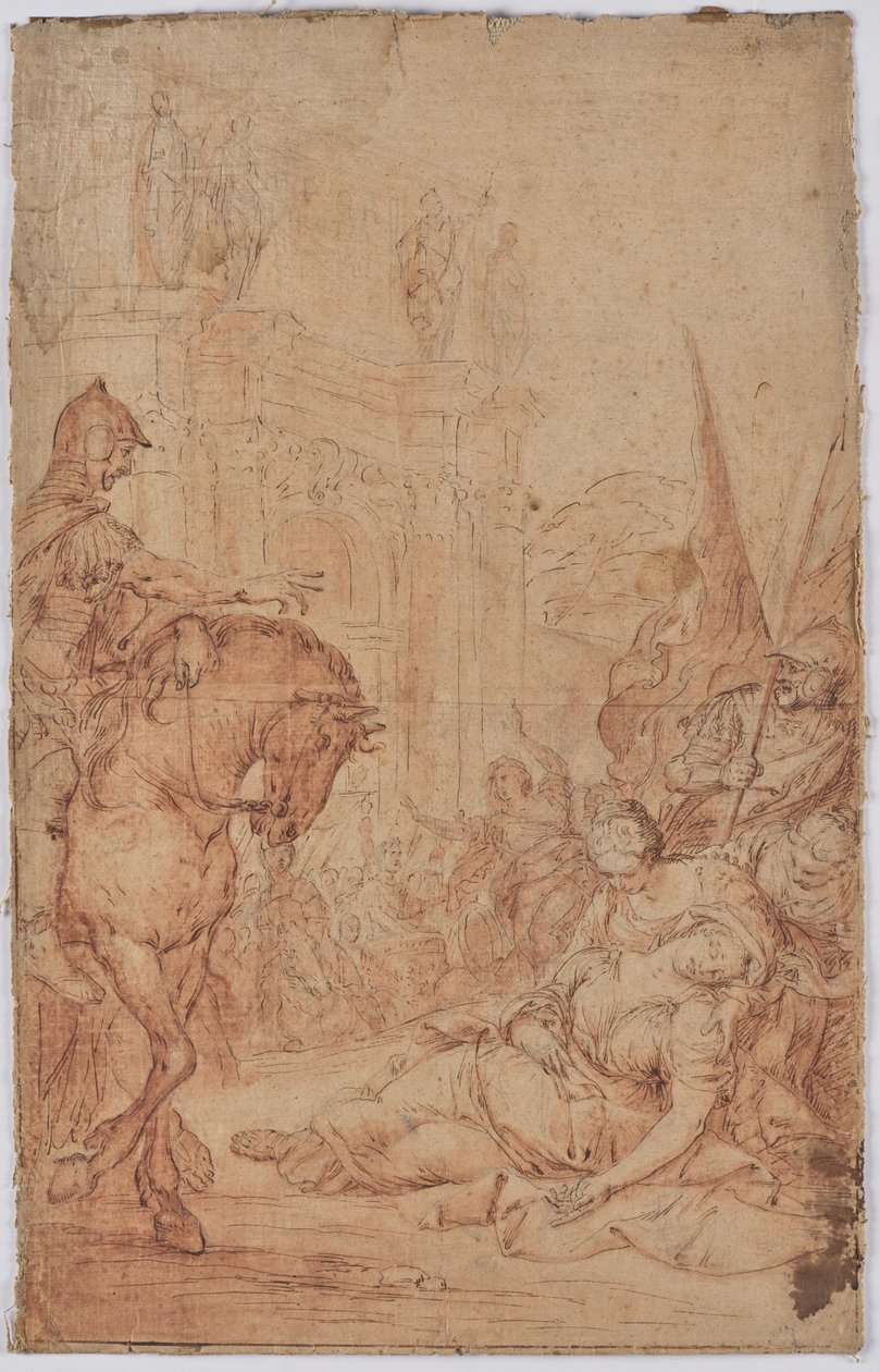 Scena mitologica () da Unbekannter Künstler