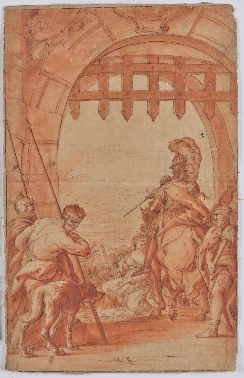 Scena mitologica () da Unbekannter Künstler