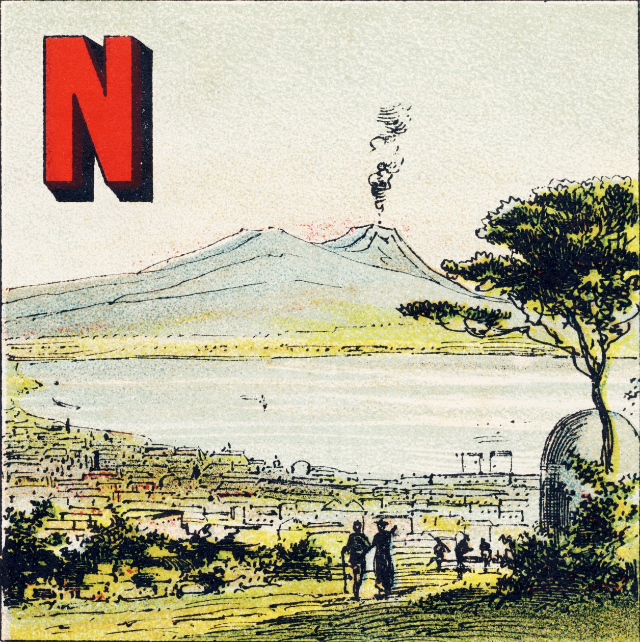N : Napoli. Città magnifica, situata nel sud dell