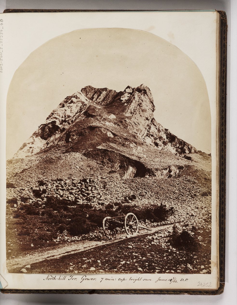 North Hill Tor, Penisola di Gower, Galles del Sud, 14 giugno 1862 da Unbekannt