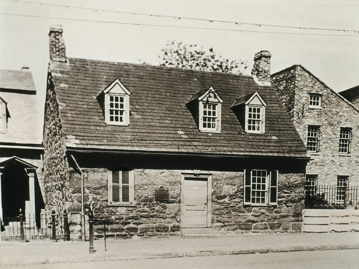 Vecchia Casa di Pietra (1737), la casa più antica di Richmond (Stati Uniti) trasformata oggi in un museo dedicato a Edgar Allan Poe da Unbekannt