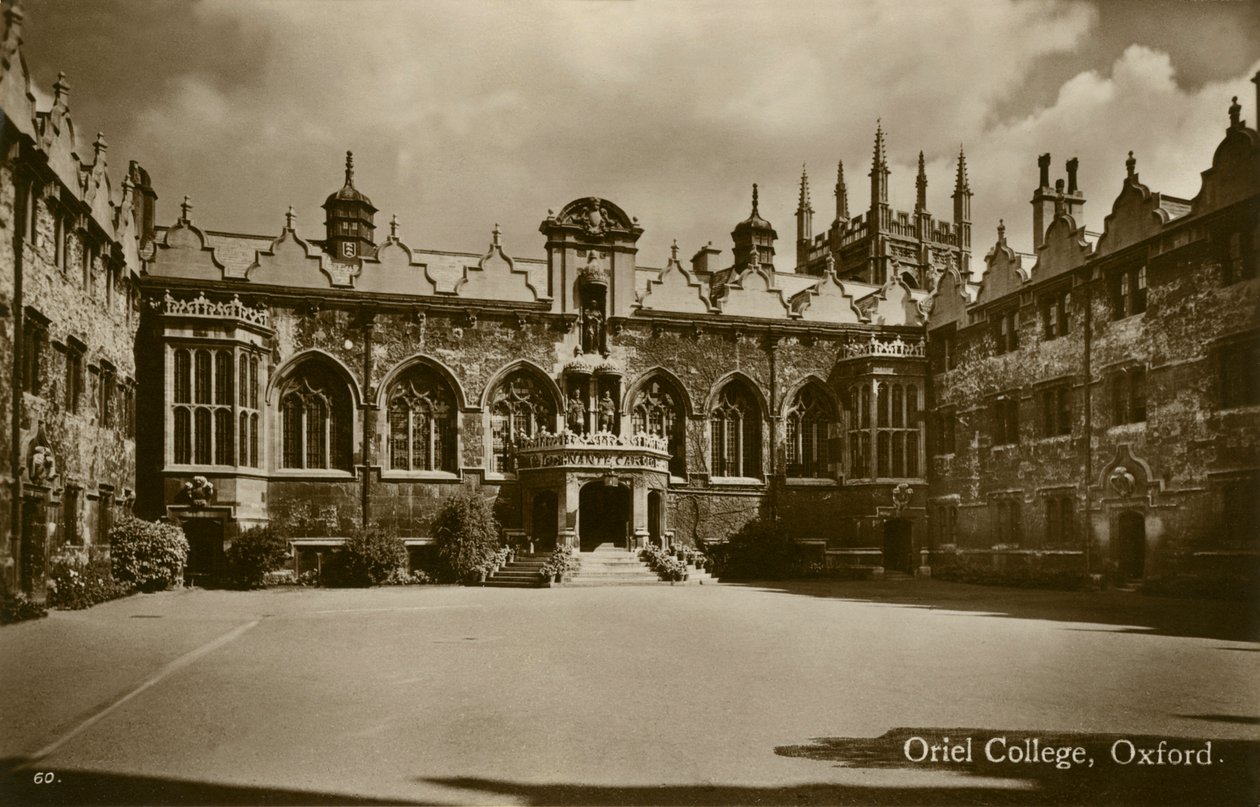 Oriel College, Oxford da Unbekannter Künstler