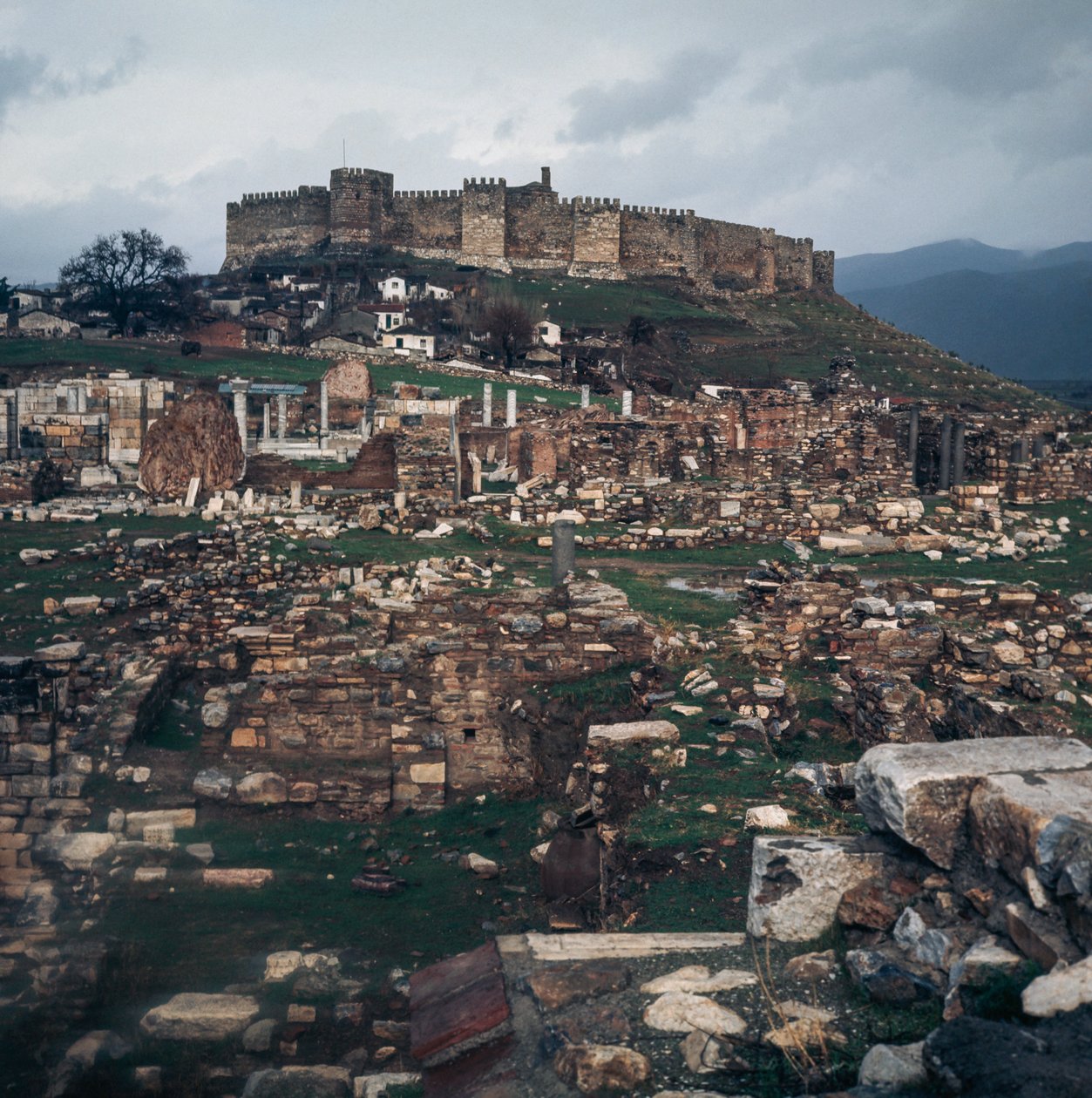 Castello ottomano di Ayasuluk, Selcuk, Provincia di Izmir, Turchia da Benjamin Baud
