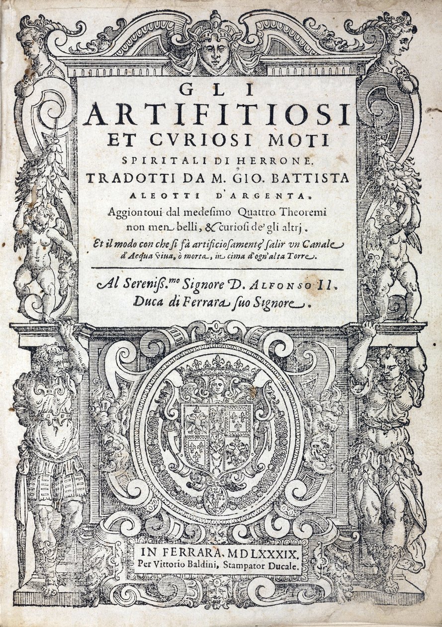 Pagina del titolo di 