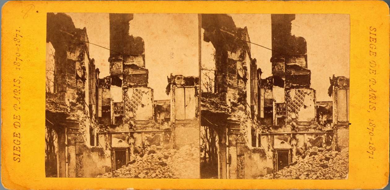 Assedio di Parigi (1871): veduta della città durante l