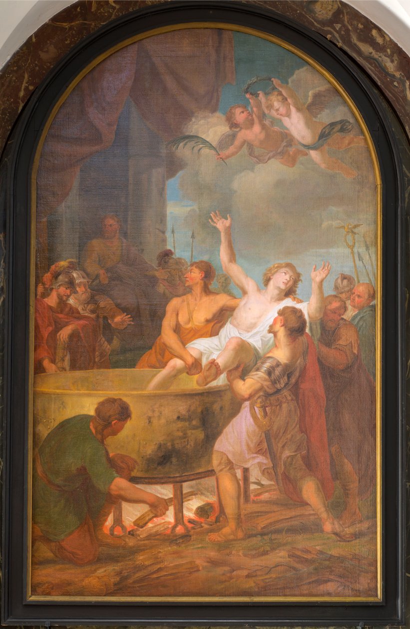 Chiesa parrocchiale (Parochiekerk Onze-Lieve-Vrouw). Interno. Dipinto. da Unbekannter Künstler