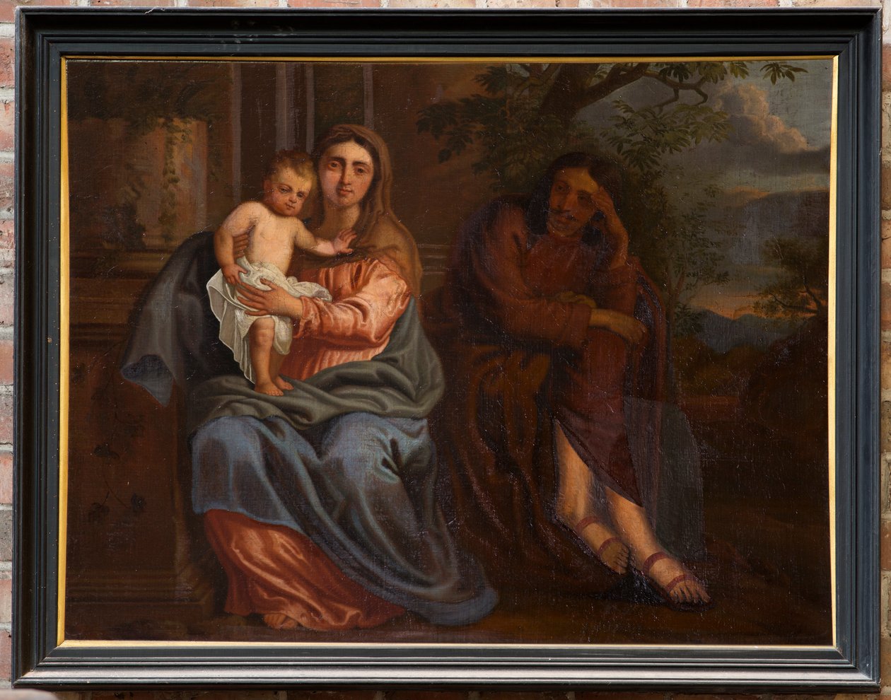 Chiesa parrocchiale (Parochiekerk Sint-Walburga). Dipinto. da Unbekannter Künstler