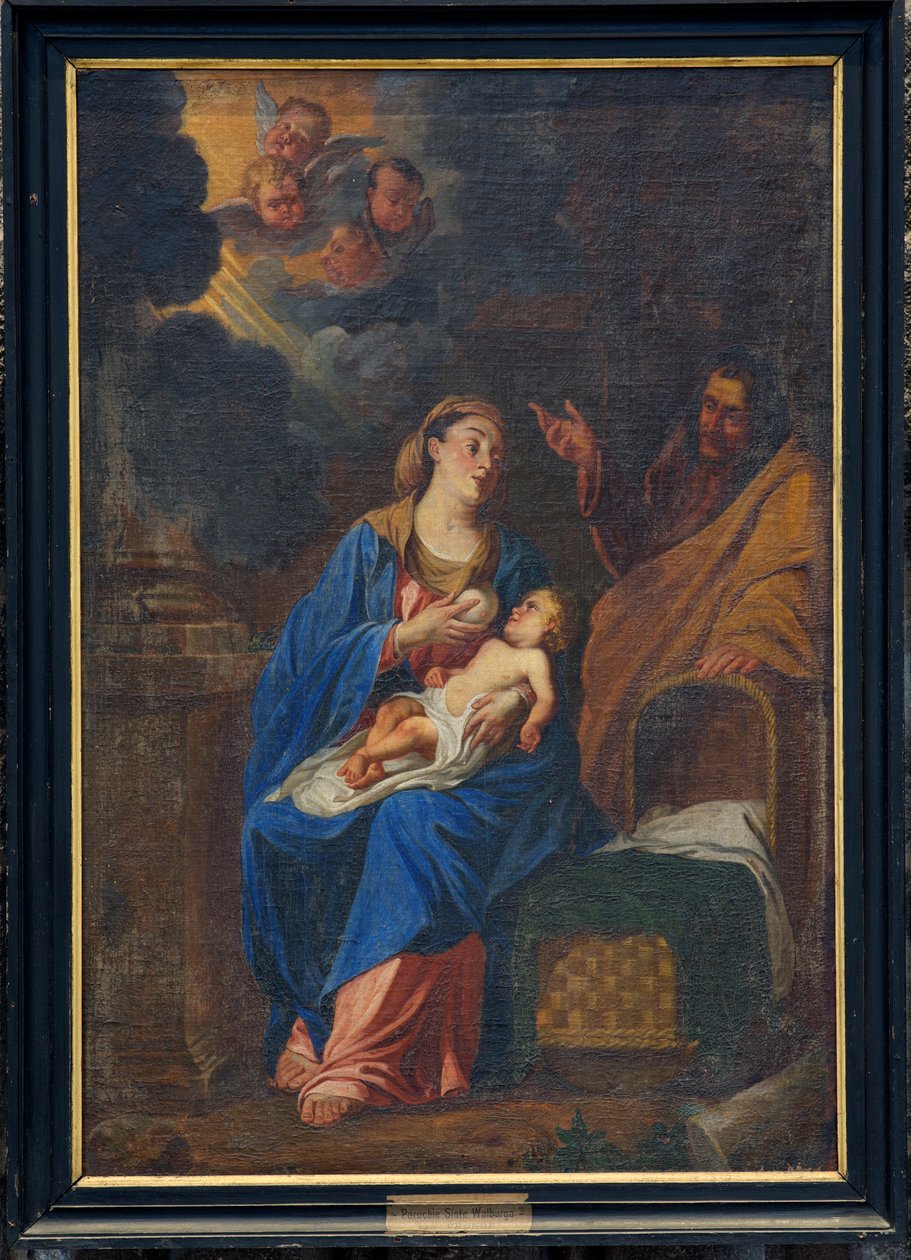 Chiesa parrocchiale (Parochiekerk Sint-Walburga). da Unbekannter Künstler