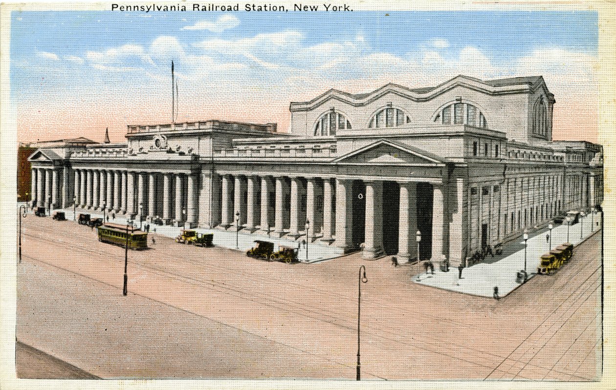 Stazione della Pennsylvania Railroad, New York da Unbekannter Künstler