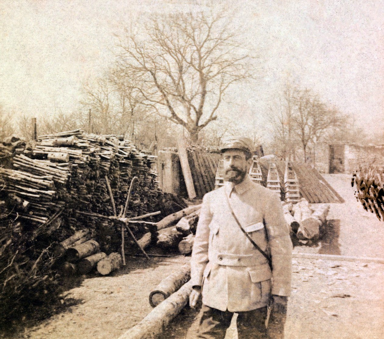 Fotografia da un album personale di un tenente di fanteria durante i primi mesi della Prima Guerra Mondiale da Unbekannt