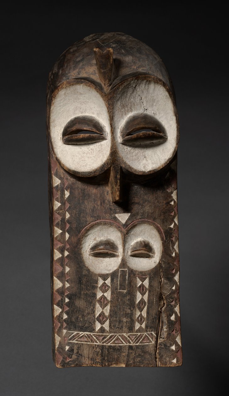 Maschera di legno, probabilmente primi anni 1900 da Unbekannt