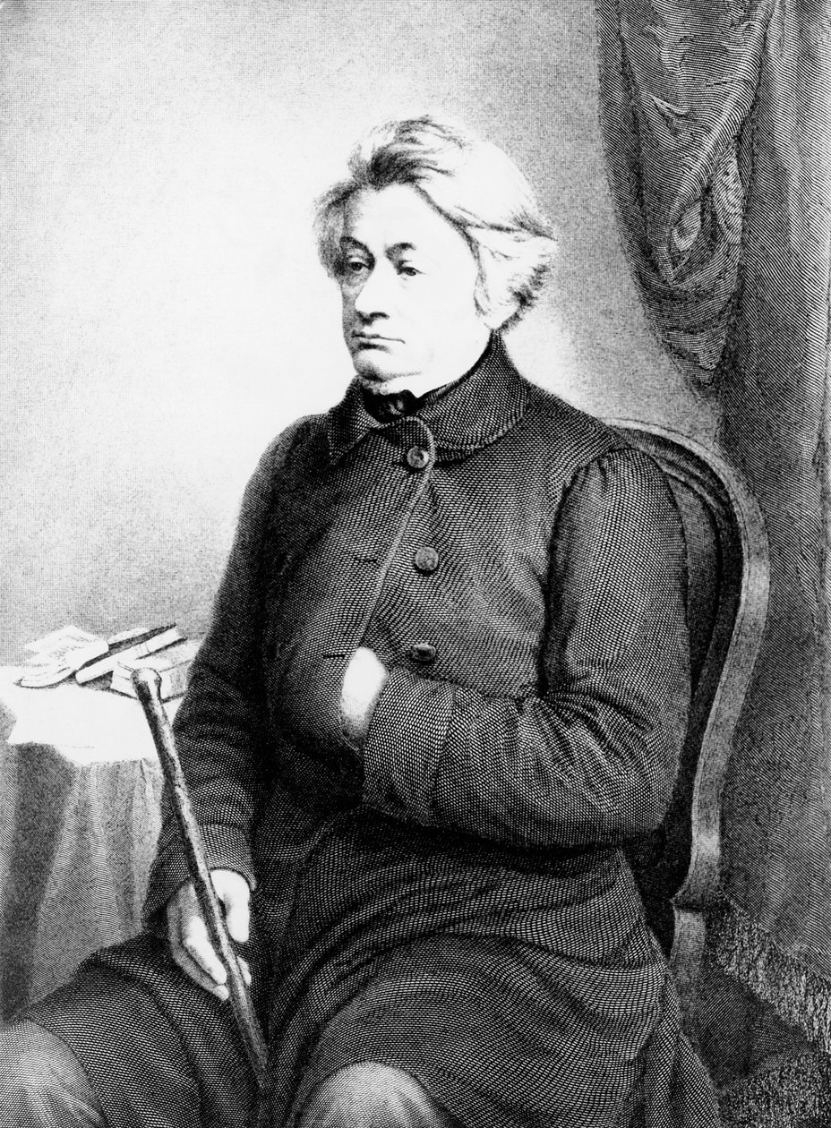 Ritratto di Adam Bernard Mickiewicz, poeta, drammaturgo, saggista e attivista politico polacco, incisione da fotografia di Vezenberg & Co da William M. Timlin