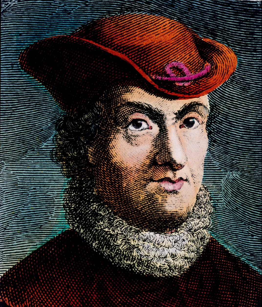 Ritratto di Baruch Spinoza, filosofo olandese (incisione) da Unbekannter Künstler