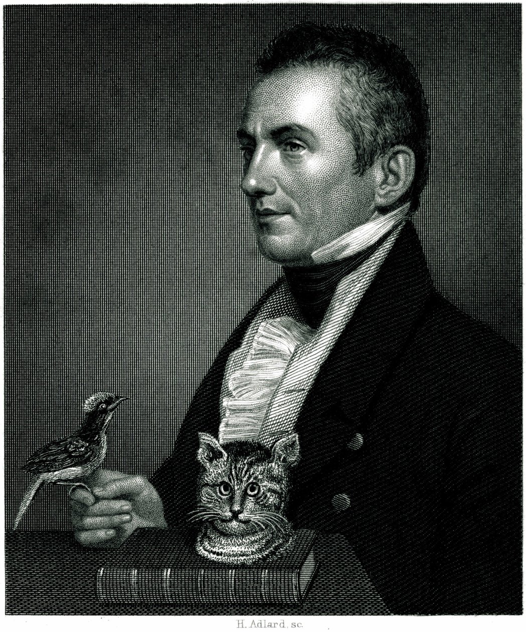 Ritratto di Charles Waterton (1782 - 1865), naturalista inglese viaggiatore in un