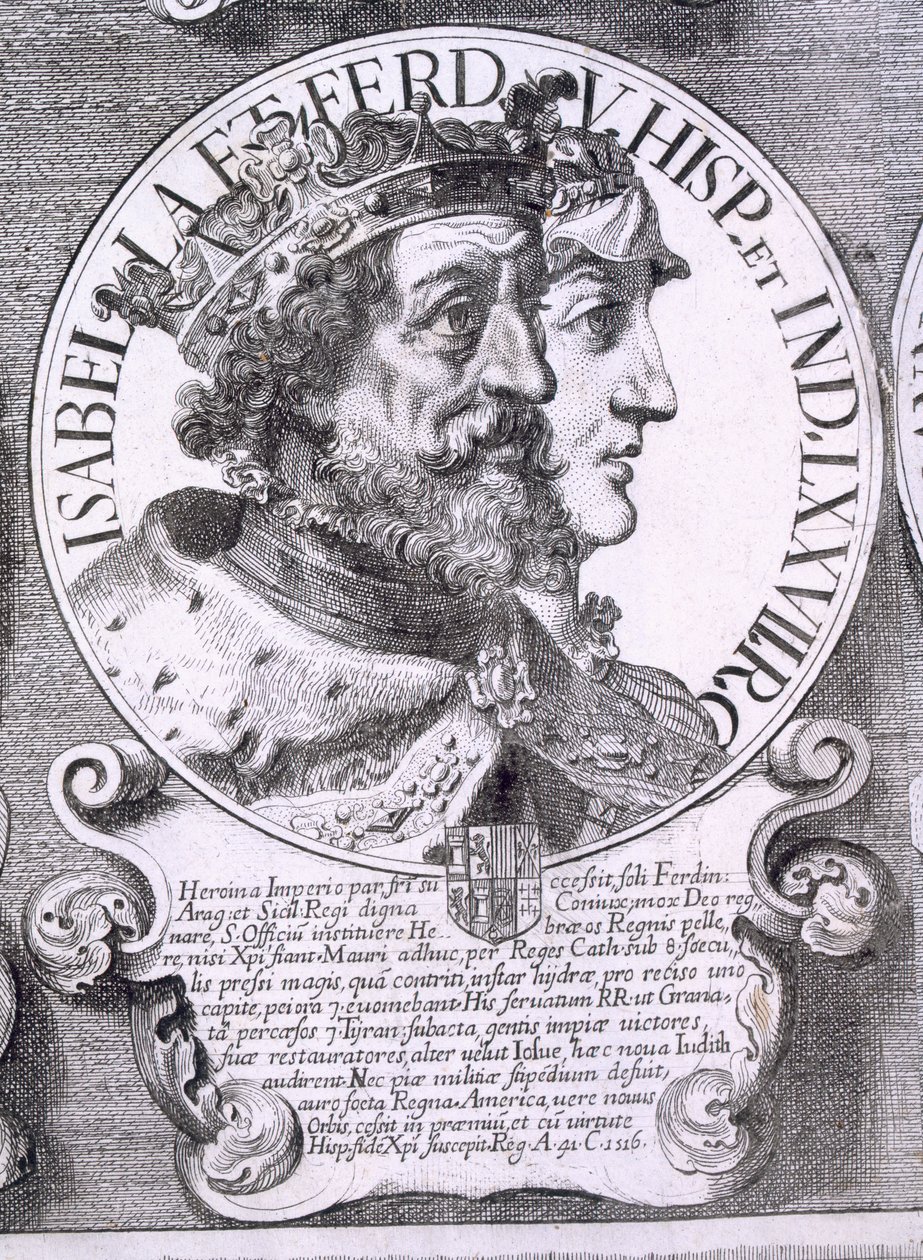 Ritratto di Isabella I e Ferdinando V di Castiglia da Unbekannt