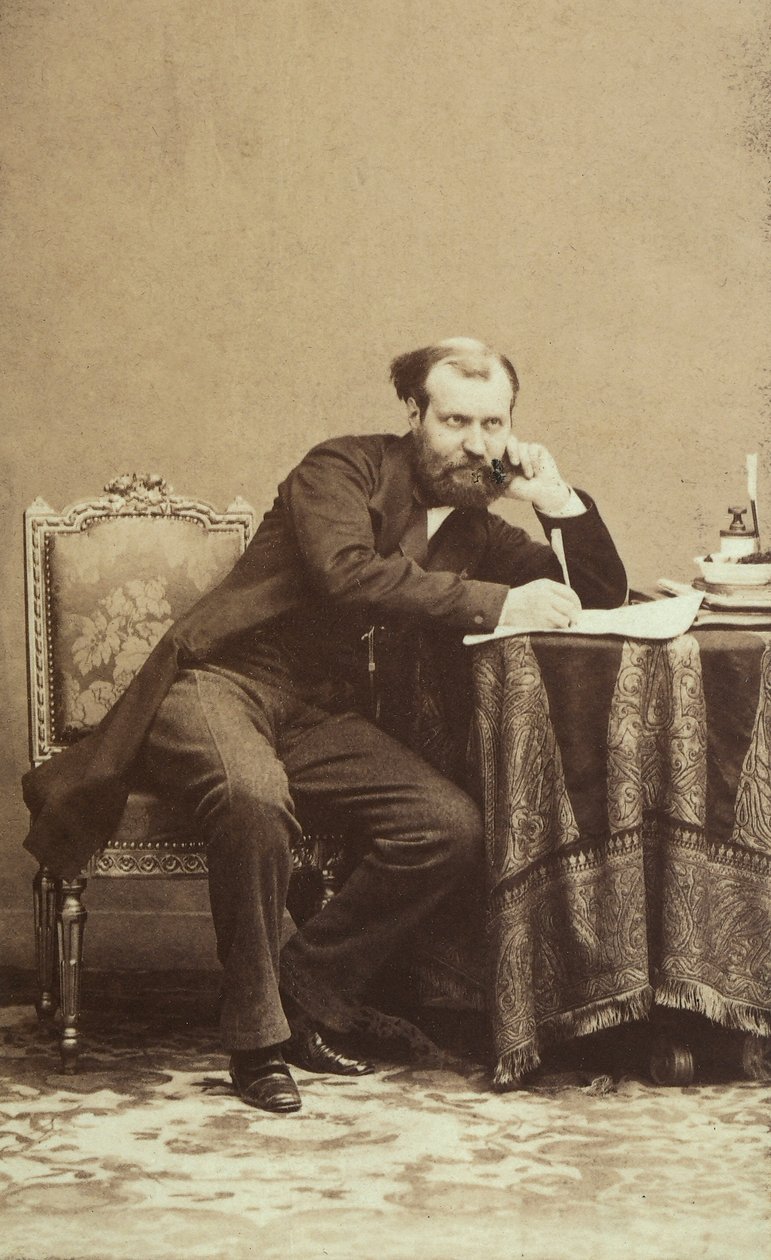 Ritratto del famoso compositore francese Charles Gounod da Unbekannter Künstler