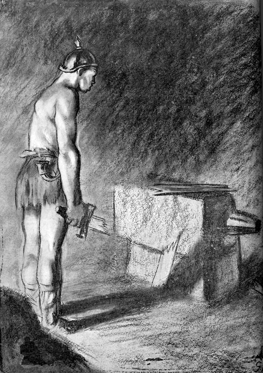 Debolezza militare prussiana - Caricatura della Prima Guerra Mondiale da Unbekannter Künstler