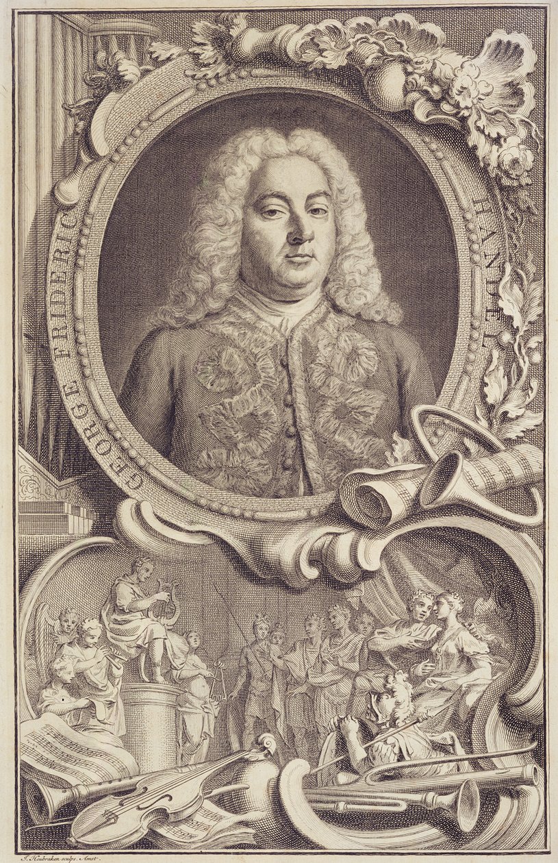 George Frederick Handel (1685-1759), frontespizio di 
