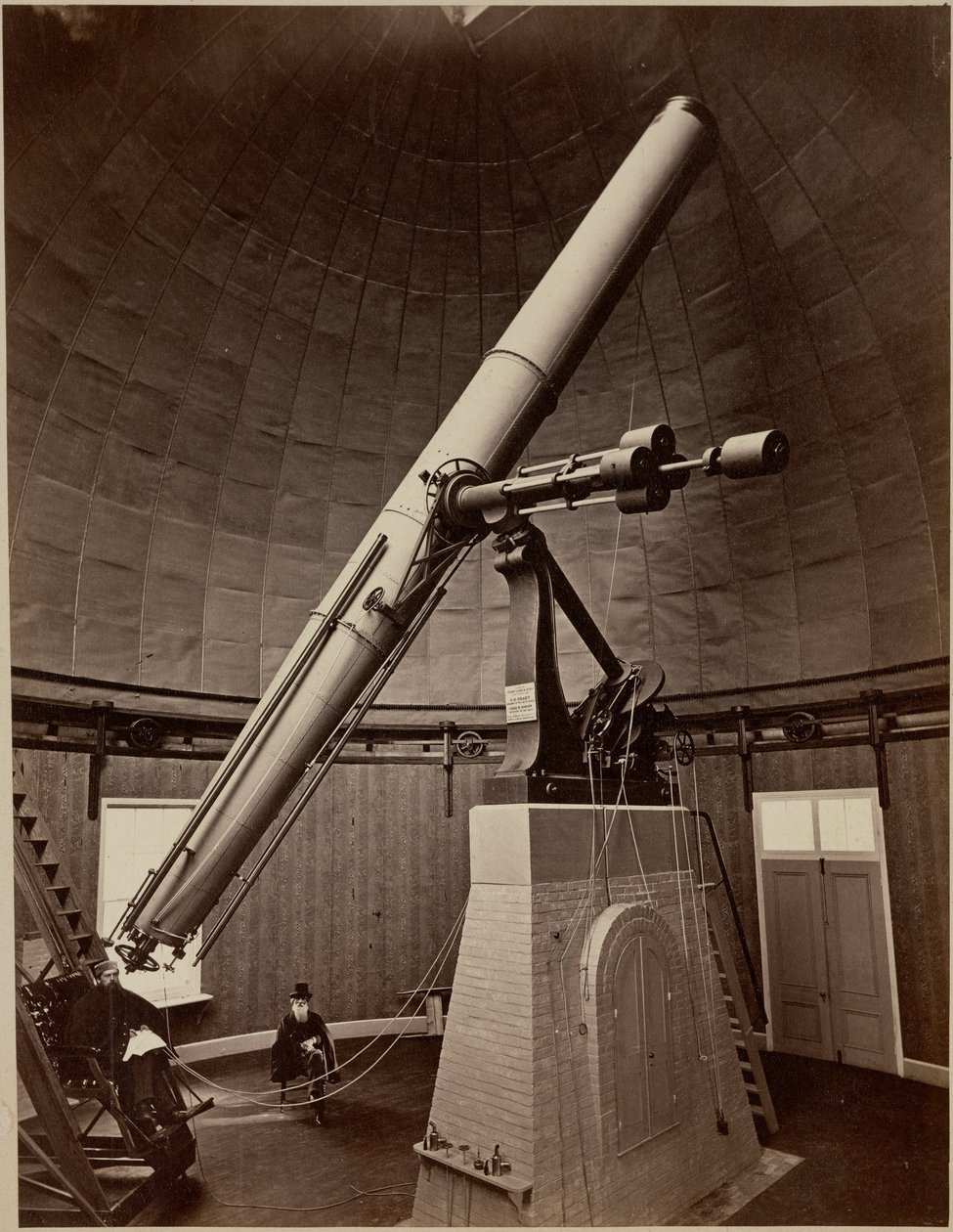 Telescopio rifrattore con montatura equatoriale, Washington DC, USA da Unbekannt