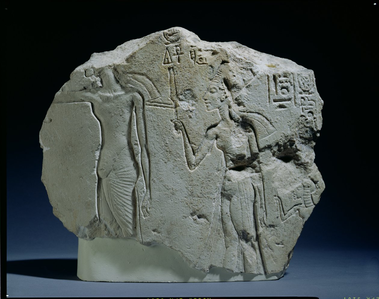 Rilievo di Soldato Nubiano con Arco, Amarna da Unbekannt