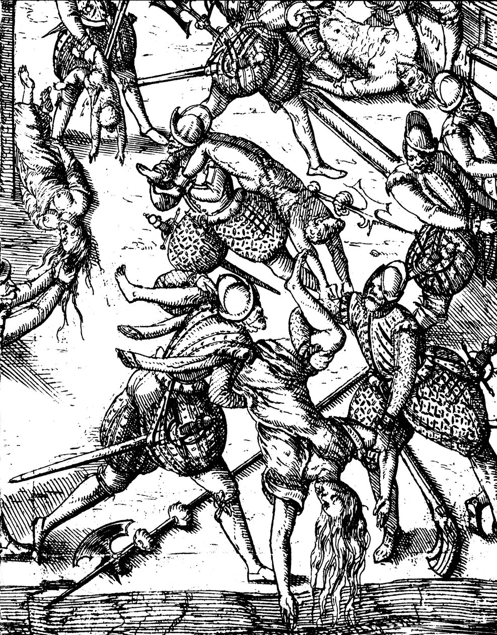 Guerre di religione. Massacro di San Bartolomeo (San Bartolomeo, Saint Barthelemy), 24 agosto da Unbekannt