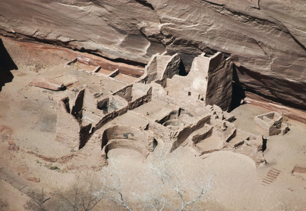 Resti di Antelope House, Canyon de Chelly National Monument, Riserva Indiana Navajo, Arizona, USA (foto) da Benjamin Baud