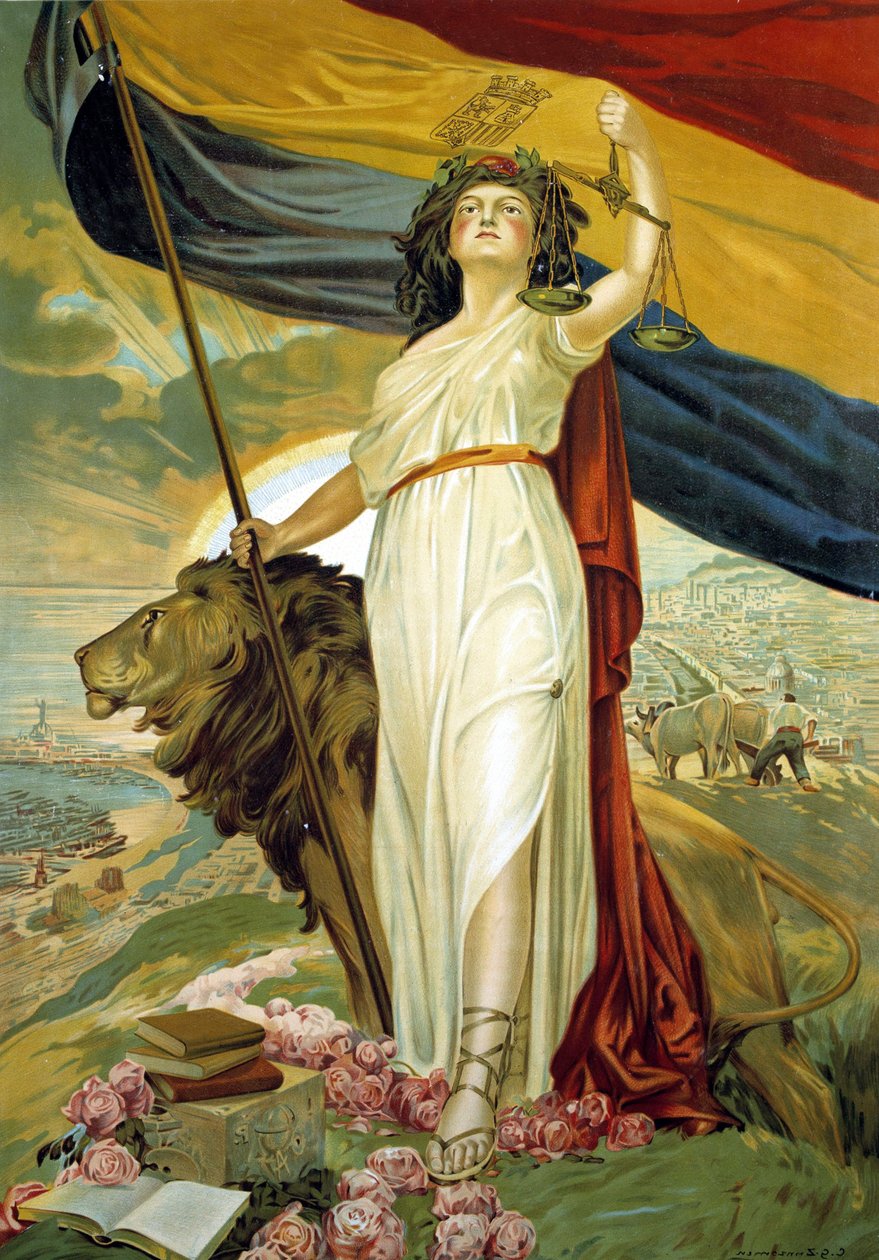 Rappresentazione della seconda Repubblica da Unbekannter Künstler