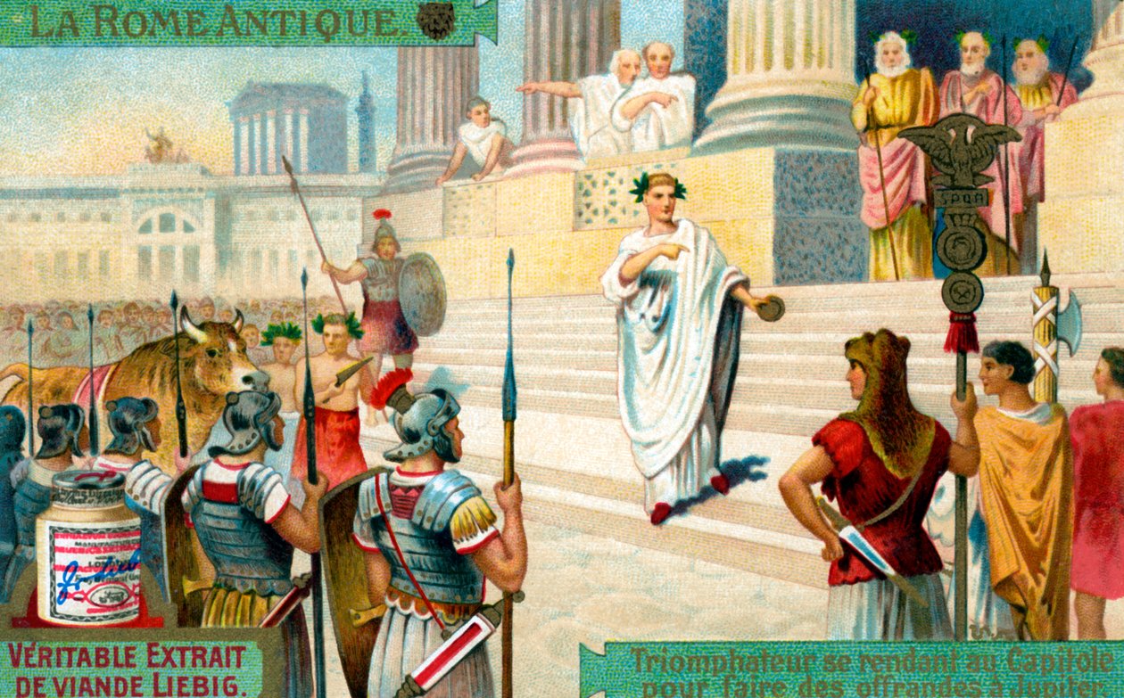 Trionfo romano - cerimonia civile/rito religioso da Unbekannter Künstler