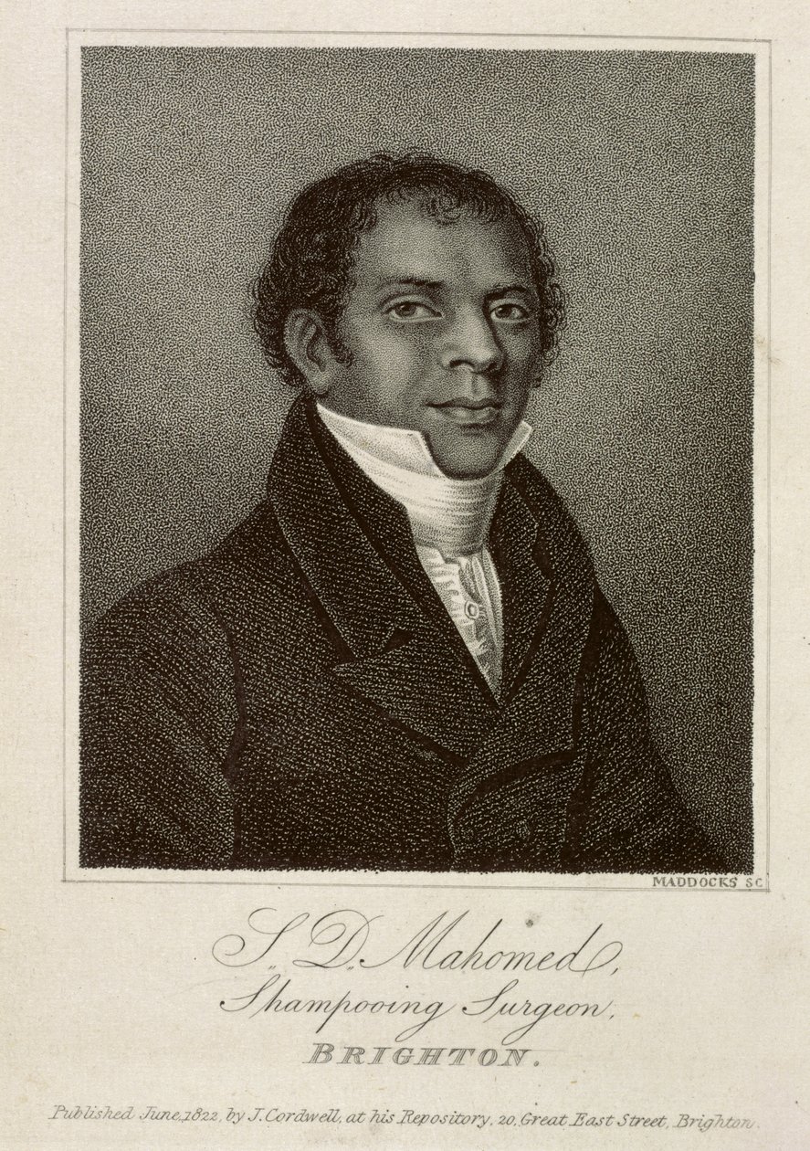 S.D. Mahomed, Chirurgo dello Shampoo, Brighton 1826 da Unbekannter Künstler