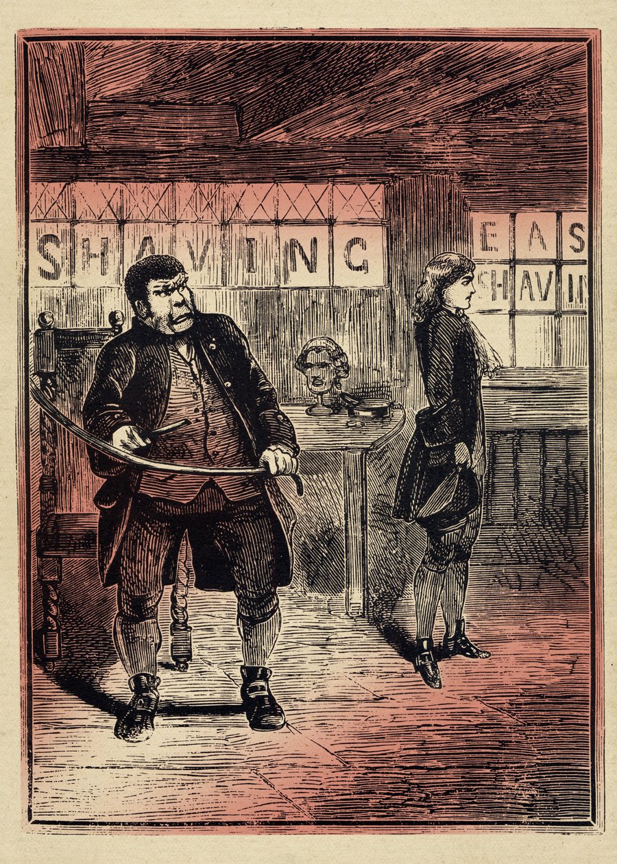 Sweeney Todd il diabolico barbiere di Fleet Street da Unbekannter Künstler