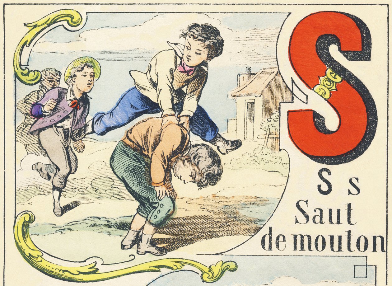 S : saut de mouton - Alfabeto dei giochi da Unbekannt