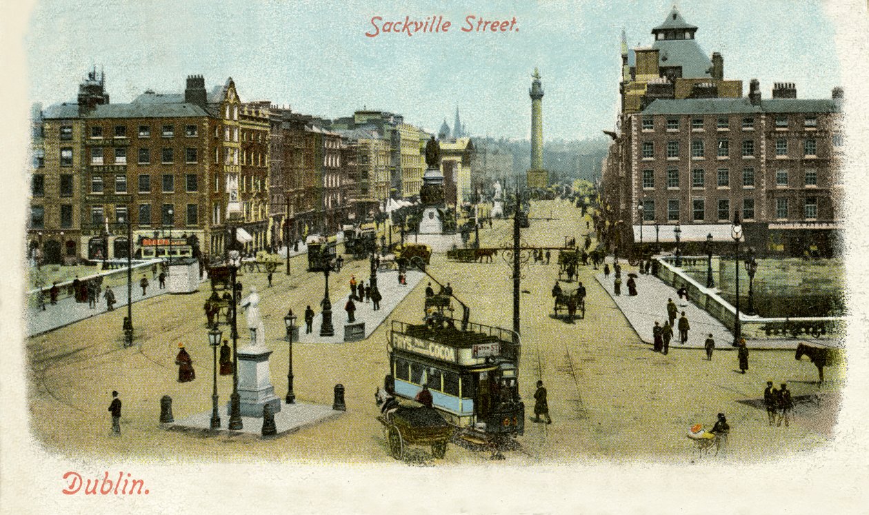 Sackville Street, Dublino da Unbekannter Künstler
