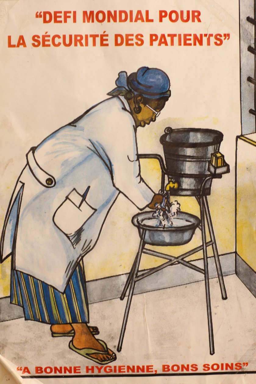 Cartellone sulla sanità, Bamako, Mali da Unbekannt