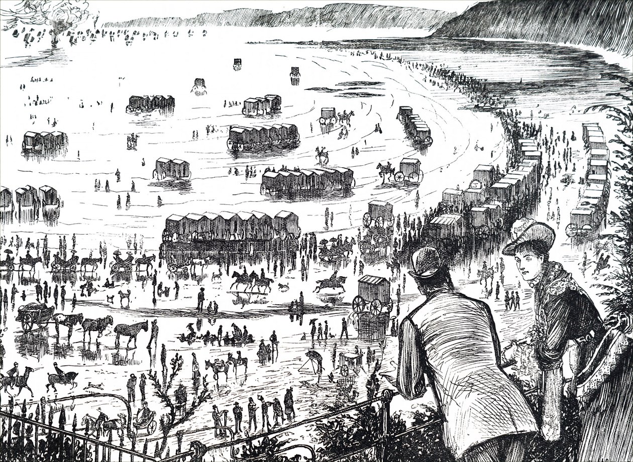 Spiaggia di Scarborough da Unbekannter Künstler
